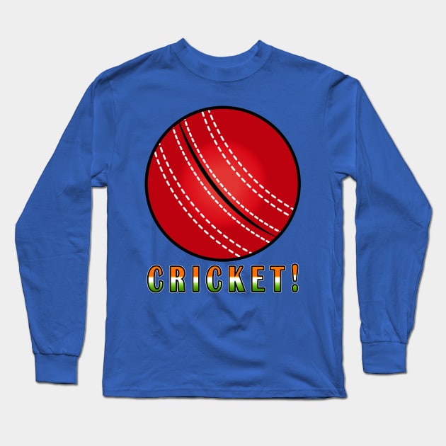 Sports Fan: Indian Cricket! Long Sleeve T-Shirt by PenguinCornerStore